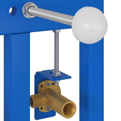Стенна опора за баня Синьо 50 x 3 x 112 см