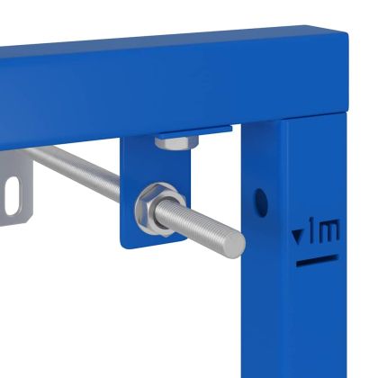 Стенна опора за баня Синьо 50 x 3 x 112 см