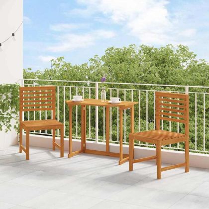 Градински стол 2 pcs Кафяво 50 x 50 x 91 см