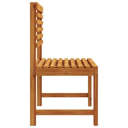 Градински стол 2 pcs Кафяво 50 x 50 x 91 см