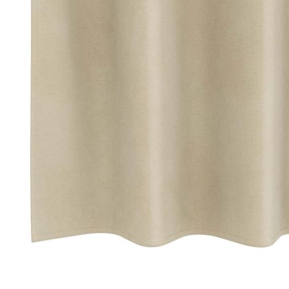 Затъмняващи завеси 2 pcs Крем 140 x 225 cm Кадифе