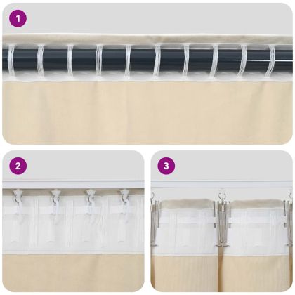 Затъмняващи завеси 2 pcs Тъмен зелен 140 x 245 cm Кадифе