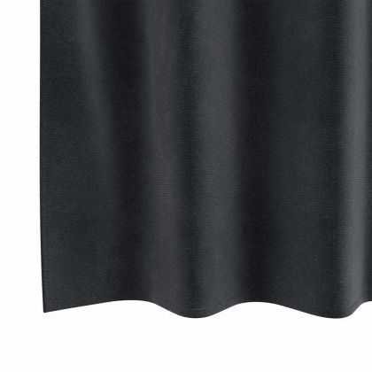Затъмняващи завеси 2 pcs Тъмен сив 140 x 175 cm Кадифе
