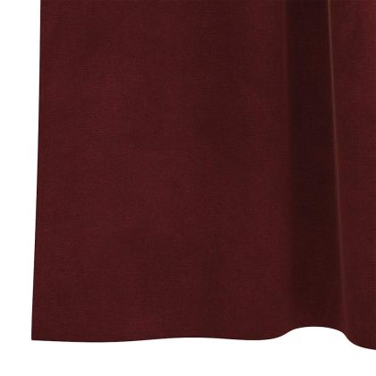 Затъмняващи завеси 2 pcs Виненочервен 140 x 260 cm Кадифе