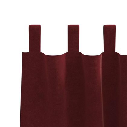 Затъмняващи завеси 2 pcs Виненочервен 140 x 260 cm Кадифе