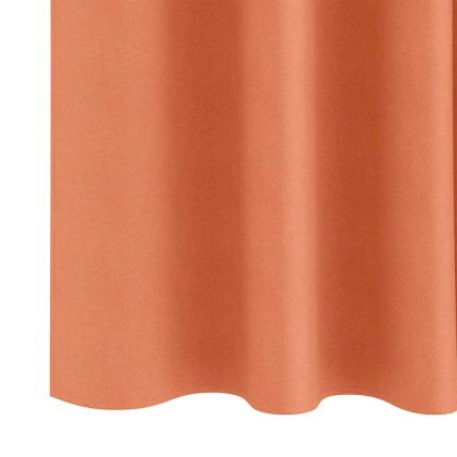 Завеси за затъмняване с пръстени 2 pcs Теракота 260 x 140 см