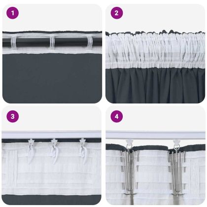 Кадифени завеси 2 pcs Сребристо сиво 140 x 140 cm Кадифе
