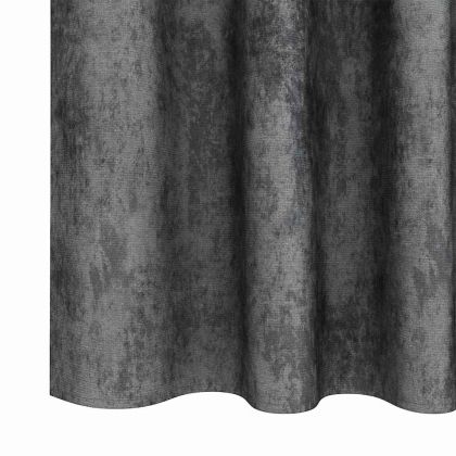 Кадифени завеси С завеси 2 pcs Сив 175 x 140 см Кадифе