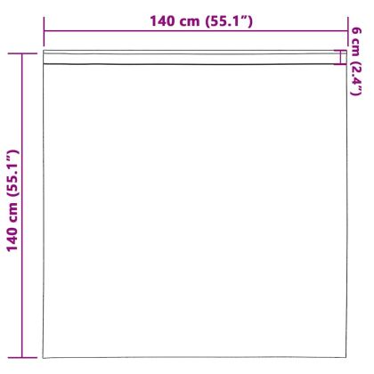 Кадифени завеси С завеси 2 pcs Кафяво 140 x 140 cm Кадифе