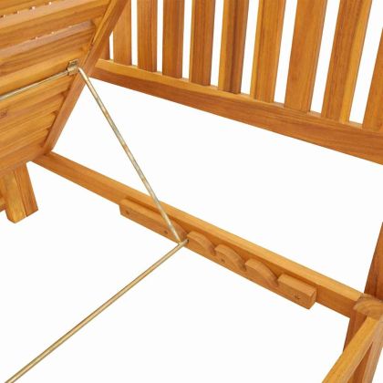 Шезлонг Натурален маслен 200 x 57 x 75 см