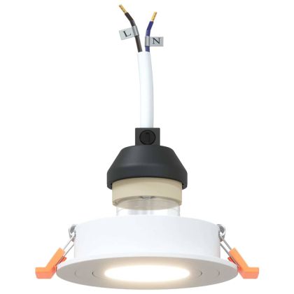 Прожектор 12 pcs Бяло 9 x 9 x 2 см Алуминий