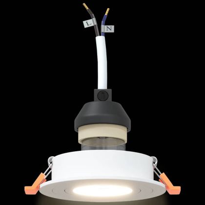 Прожектор 24 pcs Бяло 9 x 9 x 2 см Алуминий