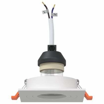 Прожектор 6 pcs Бяло 9 x 9 x 2 см Алуминий