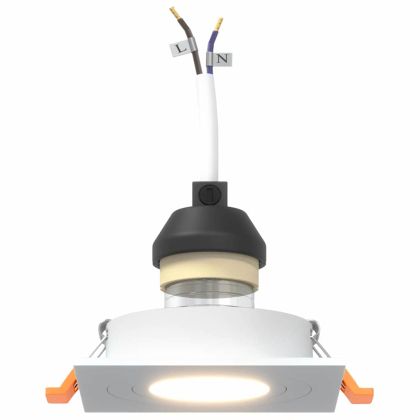 Прожектор 24 pcs Бяло 9 x 9 x 2 см Алуминий