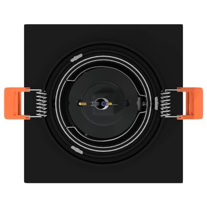 Прожектор 6 pcs Черно 9 x 9 x 2 см Алуминий