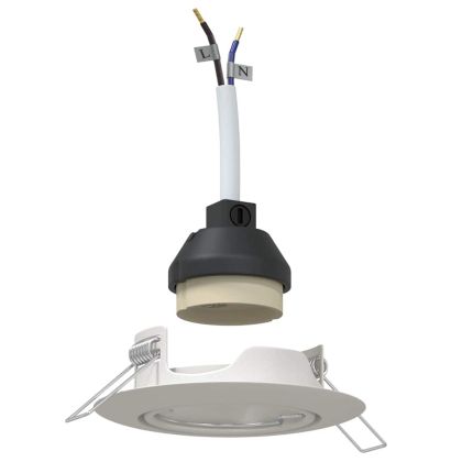 Прожектор 6 pcs Бяло 9 x 9 x 2.5 см Метал