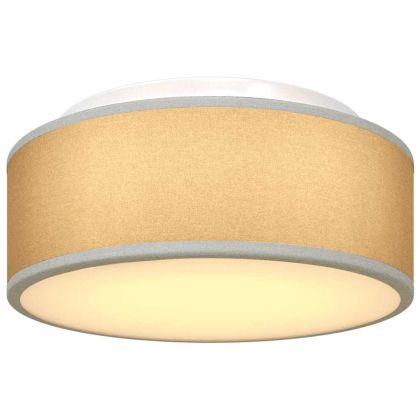 Таванна лампа с прожектори Сив 30 x 30 x 13,5 см текстил