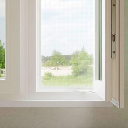 Мрежа против насекоми Бяло 112 x 1000 cm Стъклопласт