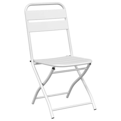 Бистро комплект 3 pcs Бяло Стомана