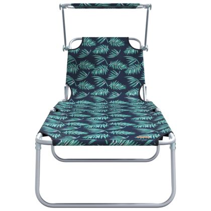 Шезлонг 2 pcs Зелен 58 x 188 x 77см Полиестер