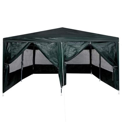 Парти шатър Зелен 400 x 400 x 266 см Полиетилен