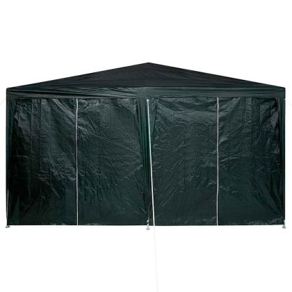 Парти шатър Зелен 400 x 400 x 266 см Полиетилен