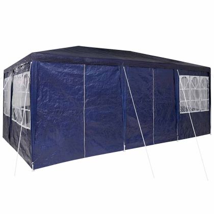 Парти шатър Синьо 600 x 400 x 266 см Полиетилен