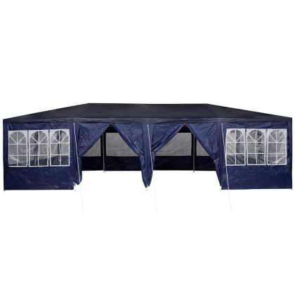 Парти шатър Синьо 800 x 400 x 266 см Полиетилен