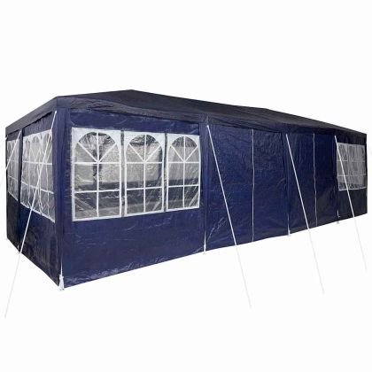 Парти шатър Синьо 800 x 400 x 266 см Полиетилен