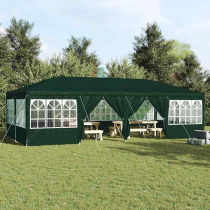Парти шатър Зелен 800 x 400 x 266 см Полиетилен