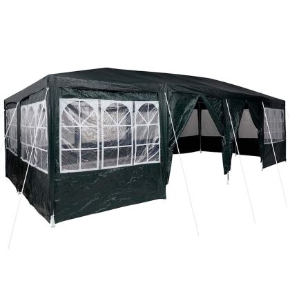 Парти шатър Зелен 800 x 400 x 266 см Полиетилен