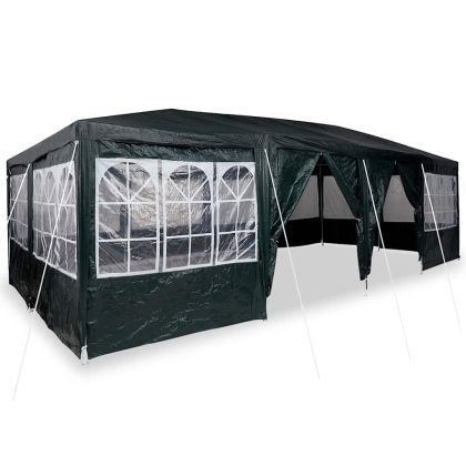 Парти шатър Зелен 800 x 400 x 266 см Полиетилен