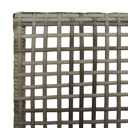 Градински стол 2 pcs Сив 55 x 53 x 85 см полиратан