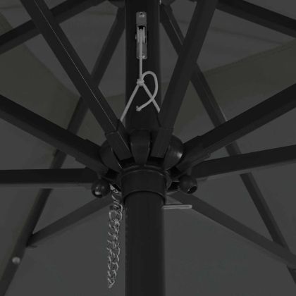 Градински парасол Антрацит 295 x 295 x 245 см