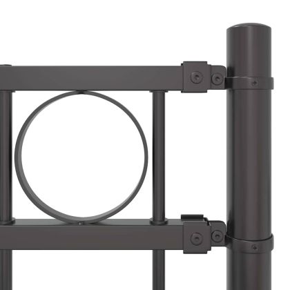 Елемент на оградата Сив 170 x 150 см Стомана