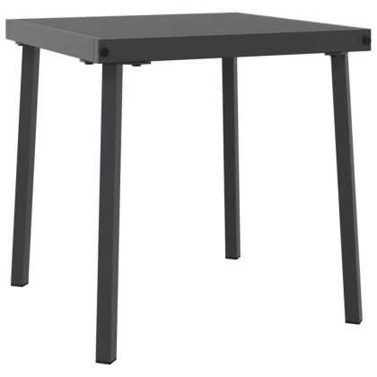 Шезлонг 2-човек 3 pcs Черно полиратан