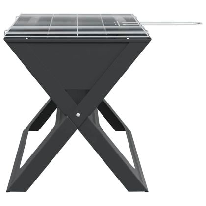 Грил за открито Черно 46 x 31 x 31 см Стомана