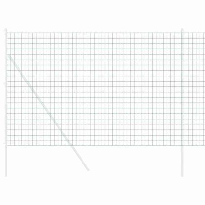 Европейска ограда Зелен 1,5 x 10 m Желязо с PVC покритие