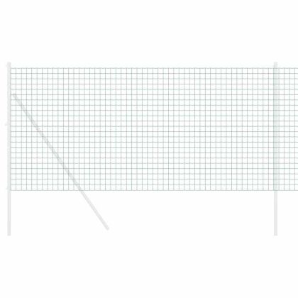 Европейска ограда Зелен 1 x 25 m Желязо с PVC покритие