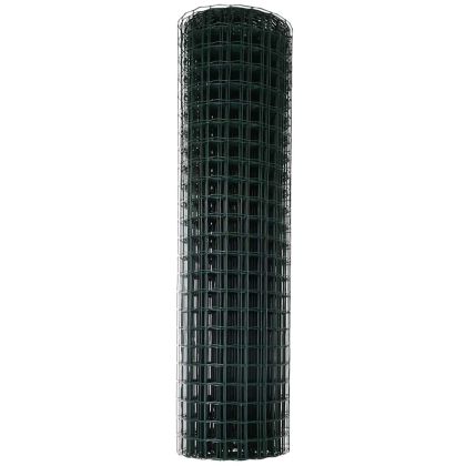 Европейска ограда Зелен 1 x 25 m Желязо с PVC покритие