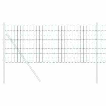 Европейска ограда Зелен 0,6 x 50 м Желязо с PVC покритие