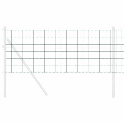 Европейска ограда Зелен 0,6 x 50 м Желязо с PVC покритие
