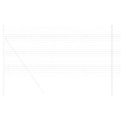 Европейска ограда 1 x 10 m Желязо с PVC покритие