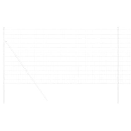 Европейска ограда 1,4 x 10 m Желязо с PVC покритие