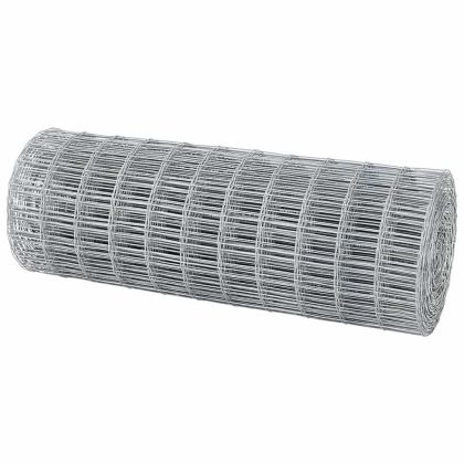 Европейска ограда 0,8 x 25 m Желязо с PVC покритие