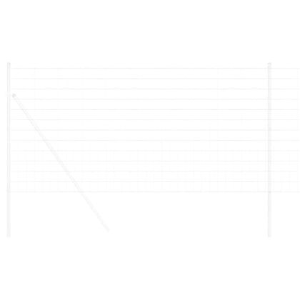 Европейска ограда 1,2 x 25 m Желязо с PVC покритие