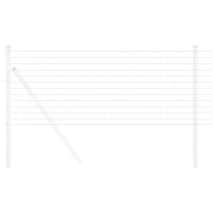 Европейска ограда 0,4 x 50 м Желязо с PVC покритие