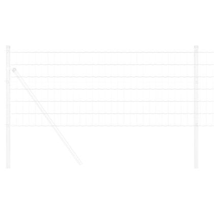 Европейска ограда 0,6 x 50 м Желязо с PVC покритие