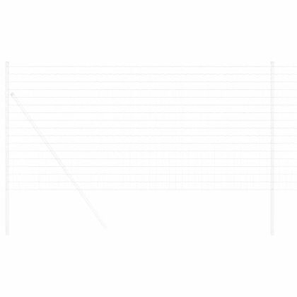 Европейска ограда 1 x 25 m Желязо с PVC покритие