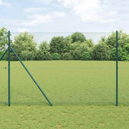 Шестоъгълна ограда 1,6 x 10 m ПВЦ Зелено